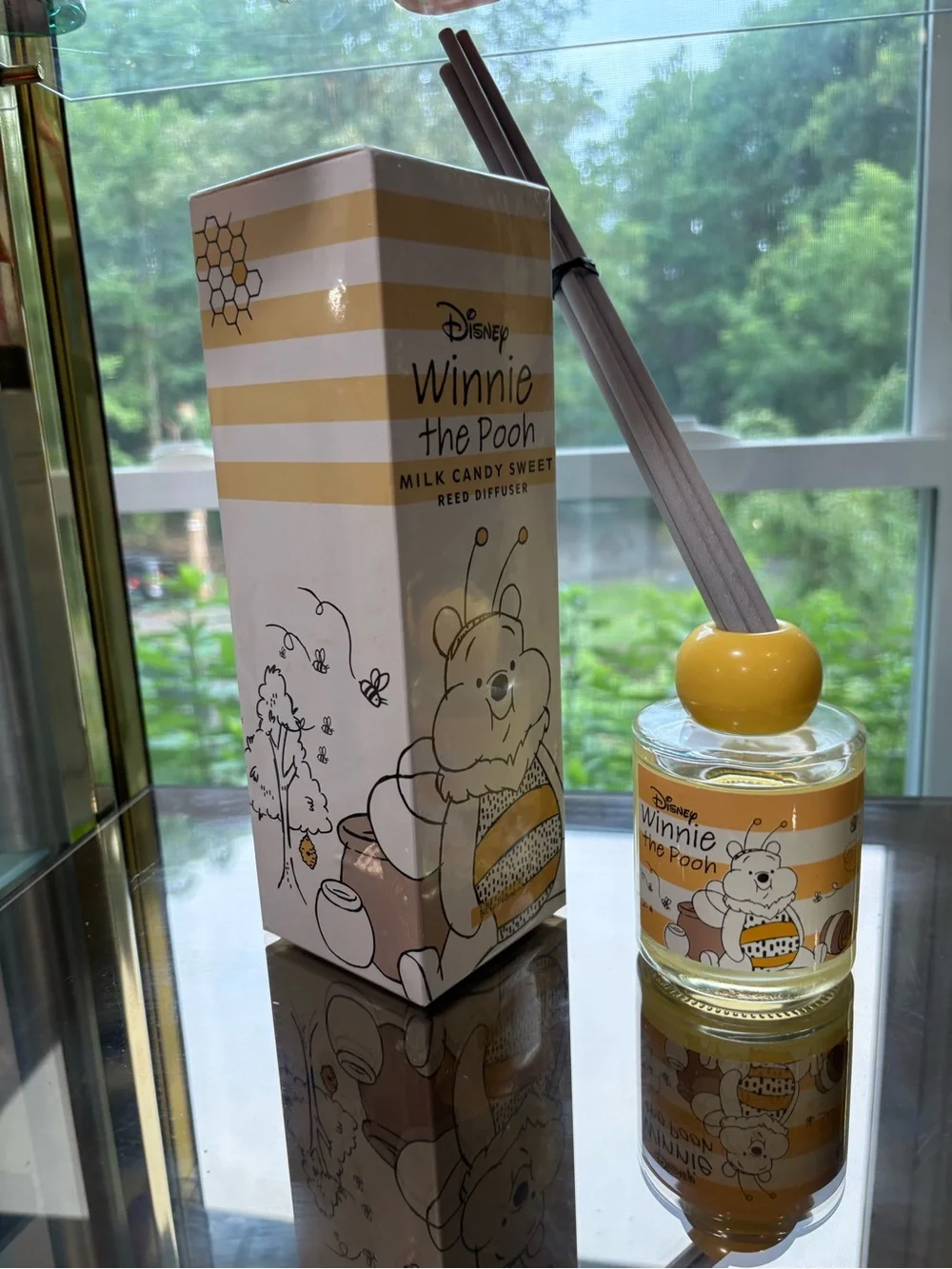 Disney Winnie the Pooh Milk Candy Sweet Reed Diffuser - Yellow